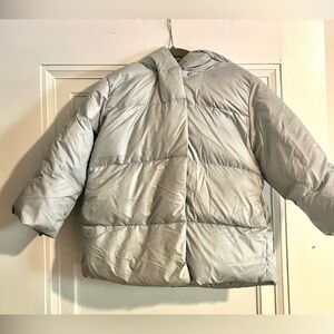 Unisex Zara Gray Hooded Winter Puffer Jacket (4-5)
